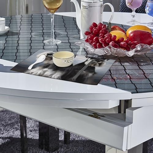 Set de table schnauzer en toile résistant à la chaleur lot de 6
