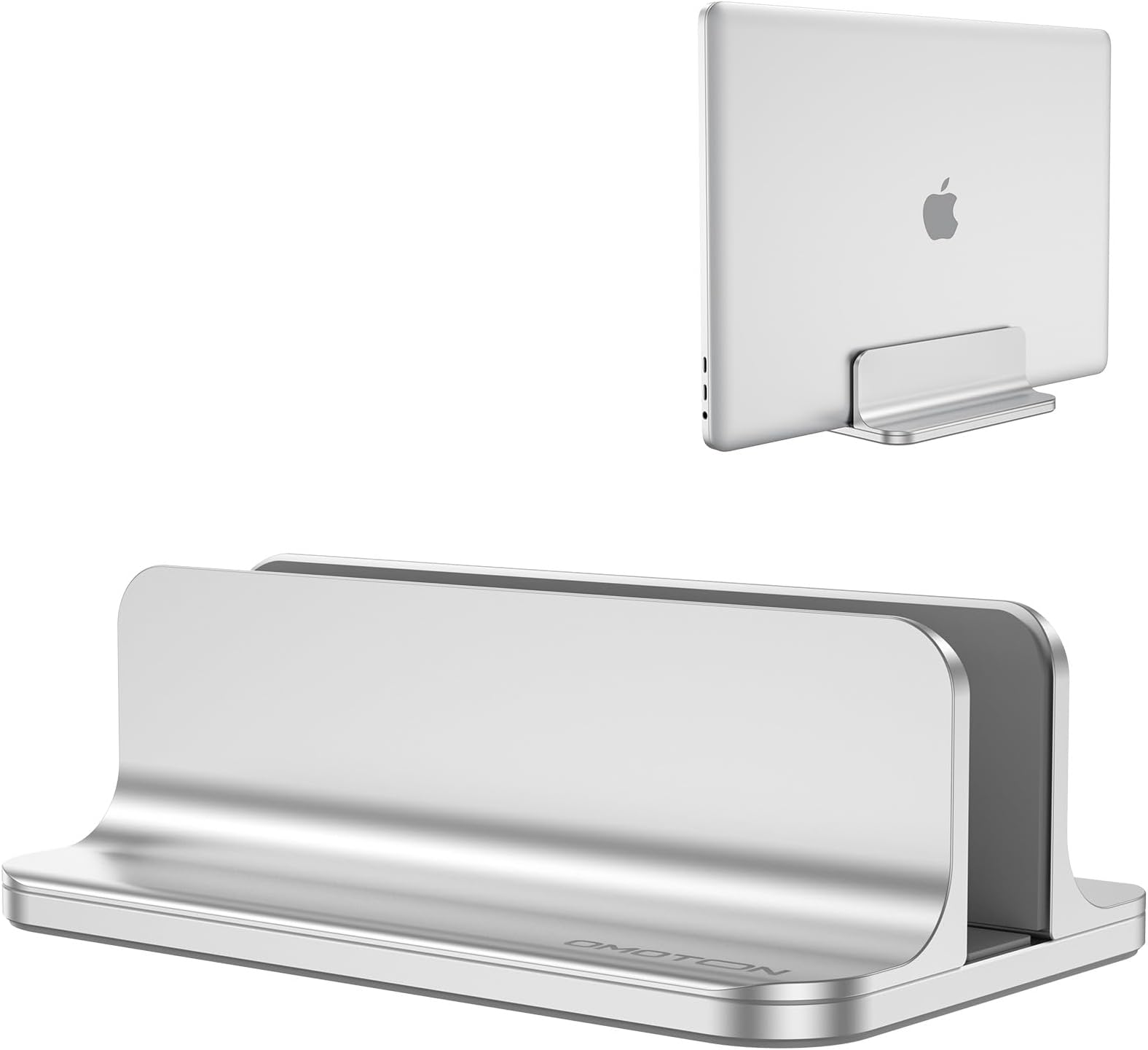 Amazon.com : OMOTON Vertical Laptop Stand Holder, Desktop Aluminum ...
