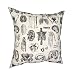 Anatomia człowieka poduszka ozdobna poduszka kwadratowa poszewka na poduszkę sofa, miękka poszewka na poduszkę do sypialni lub samochodu 45 x 45 cm