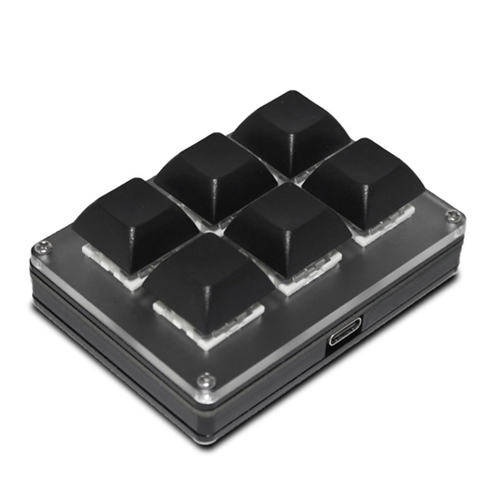 Teclado inalámbrico personalizable Bluetooth y 2.4G con 6 teclas 8