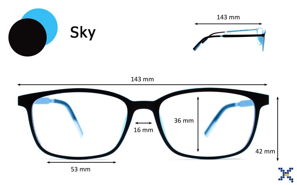 Pixel Lens Occhiali per PC, TV, Tablet, Gaming. Contro STANCHEZZA Occhi, Massimo Comfort VISIVO, Montatura Leggera, CERTIFICATI Luce Blu - 41% E UV - 100%
