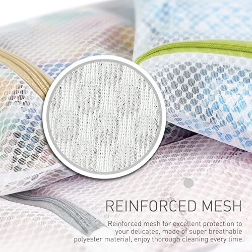 Prezon Mesh Laundry Bags, Washing Machine Wash Bags, Reusable and Durable Mesh Wash Bags for Delicates Blouse Hosiery - Image 2