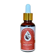 Om Mamah Scalp Kalpa Hair Serum, Natural Ayurvedic Oil with Rosemary, Curry Leaves, Amla, Castor Oil, Argan Oil for Hair Growth, Anti-Dandruff, Anti-Greying