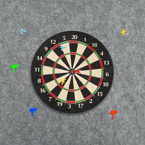 Dartboard Wandschutz–Selbstklebende Dartscheiben Umrandung,Faserplatte für Wandschutz,Dartboard-Umrandung,Darts Area Rückwand–Korkplatten für Dartscheiben (Quadrat)