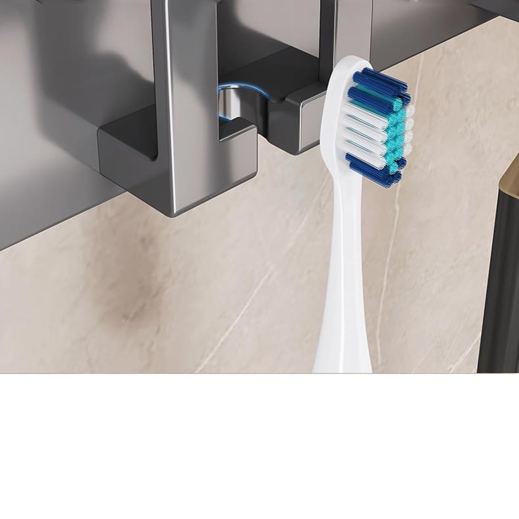Estante para Cepillos de Dientes Portaspazzolino da Bagno Portaspazzolino da Denti Senza punzonatura Portaspazzolino Famiglia Scaffale for portadenti a Parete
