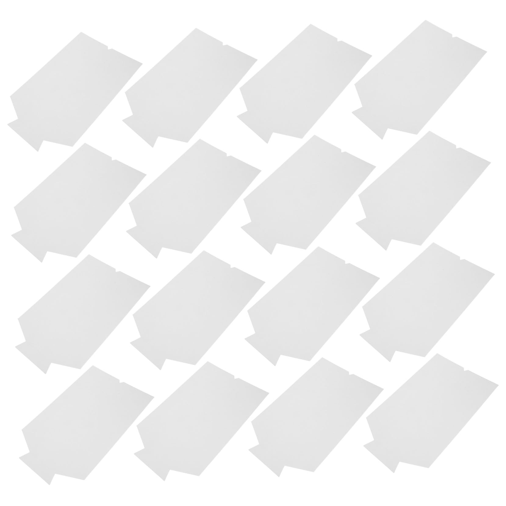 Cabilock 50pcs Inserts de Présentation de Chemises en Carton Blanc, Surface Lisse et Design sans Plis, pour Emballage et Organisation des Vêtements