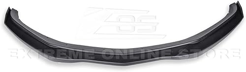 Miniatura 5 de Repuesto para modelos Chevrolet Camaro SS 2016  Divisor de borde inferior de parachoques delantero adicional estilo T6 con tapa lateral de fibra de