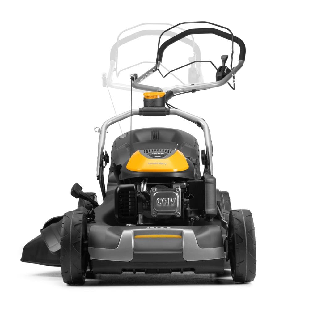 STIGA 955 V Combi Tagliaerba A Scoppio, 196 cc, 53 cm – 4-in-1, Sacco 70 L – Prati fino a 2.000 m²