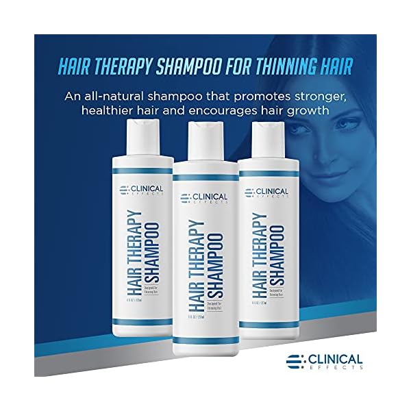 Clinical-Effects-Hair-Therapy-Shampoo--Hair-Growth-Shampoo--8-Fl-oz--Hair-Loss-Solution-for-Men-and-Women-with-DHT-Blocking-Ingredients-and-Biotin Clinical Effects Hair Therapy Shampoo – Biotin Shampoo with Anagain and Baicapil - Supports Hair Growth for Women and Men - Made in the USA - 8 Fl Oz