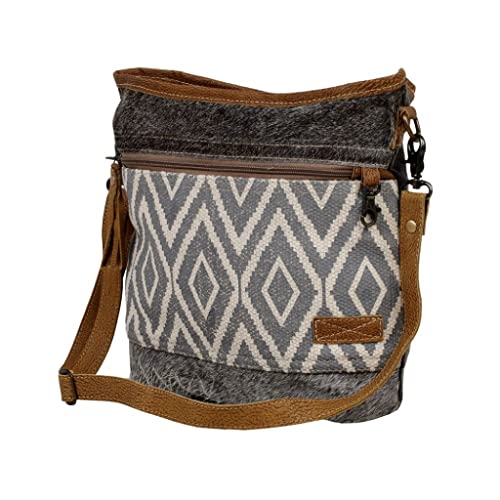 Myra Bag Western Leather Shoulder Bag for Women - Upcycled Canvas Crossbody Bag Oath2