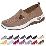 Coffee Orthopedic Shoes for Women 2026,Soft Sole Knit...