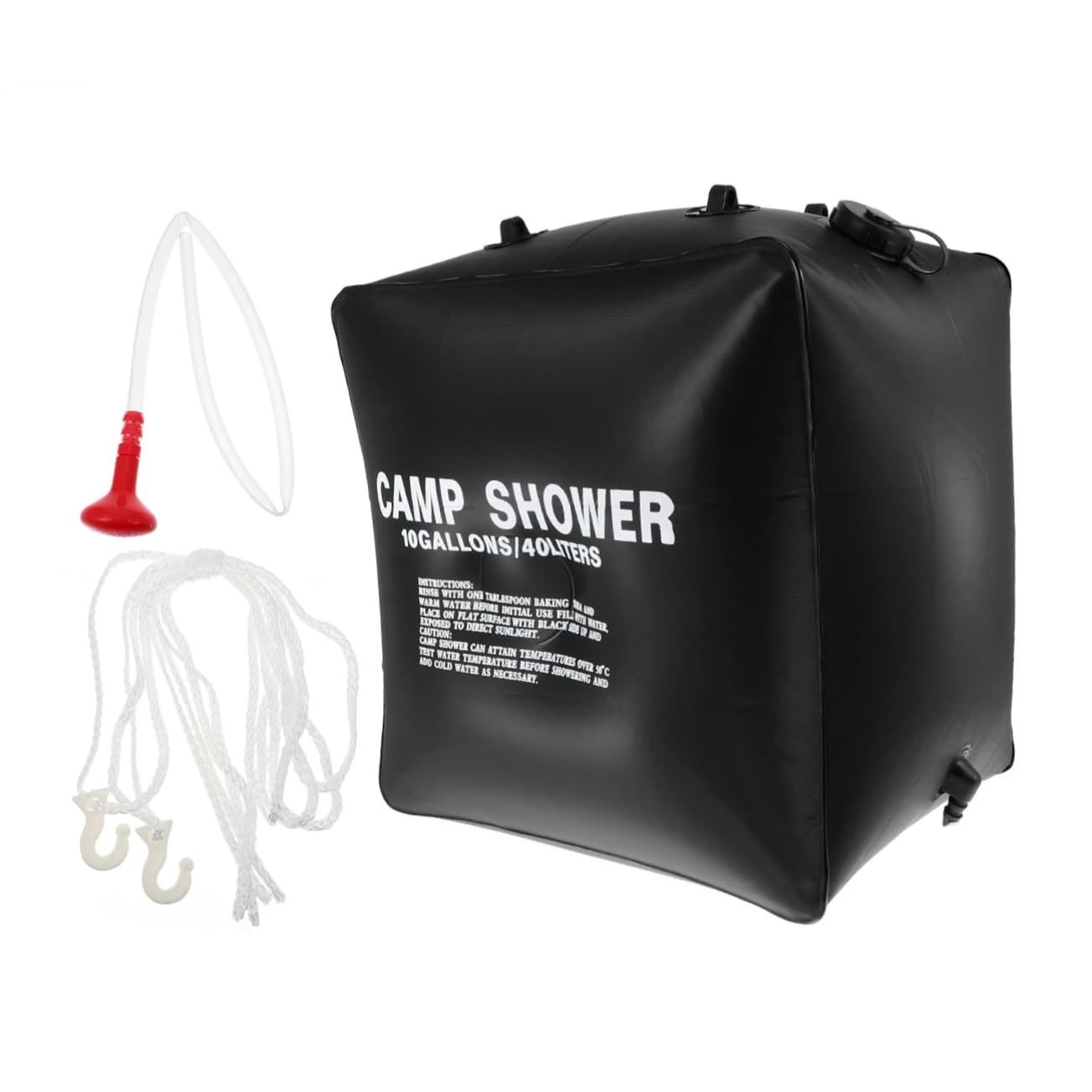 HANABASS 1Set Solar Shower Bag Camping Shower Bag for Outdoor Use Solar Heating Bag for Hiking and Camping Activities and Reliable Outdoor Bath