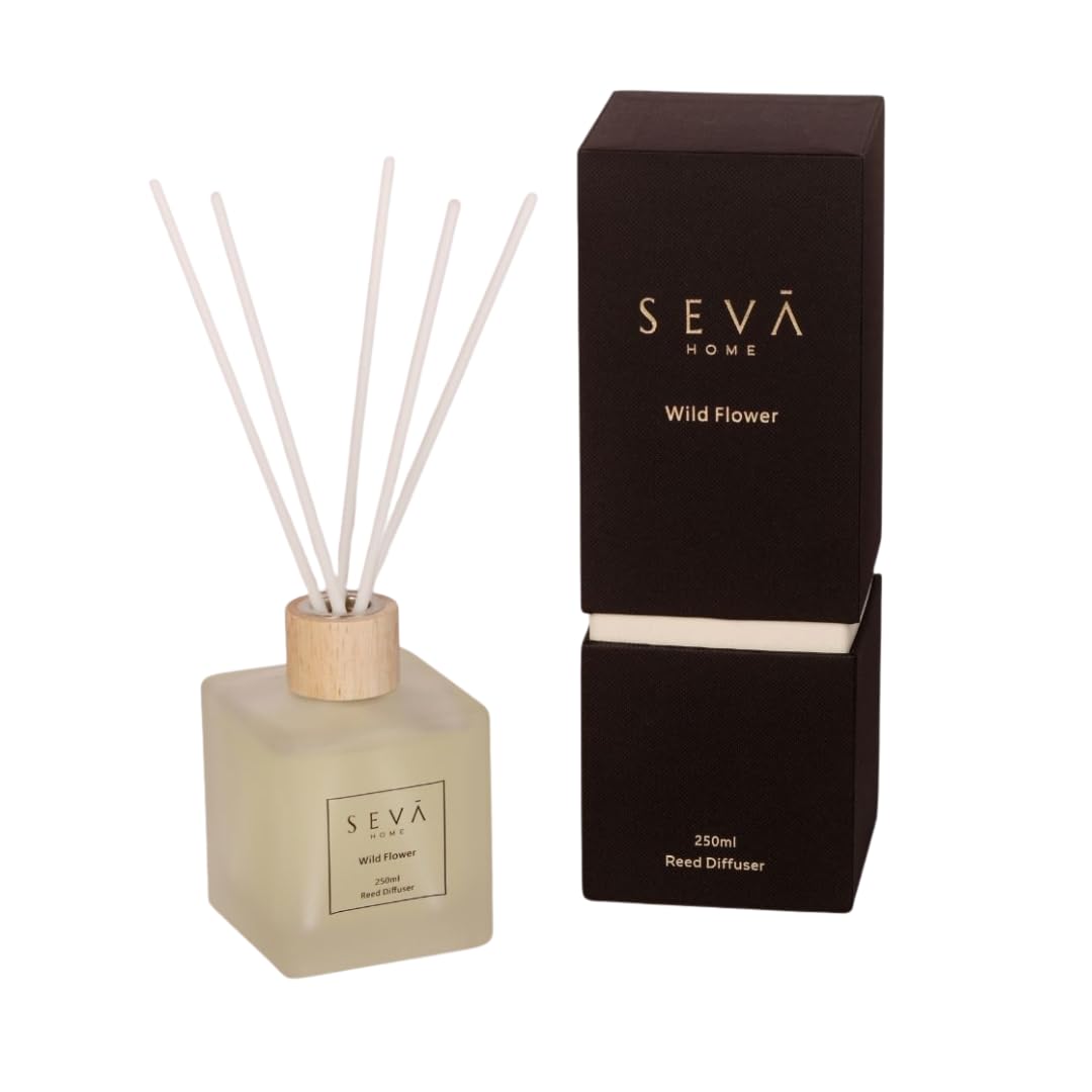 Wild Flower Reed Diffuser (250ml) | Long-Lasting Scent | Freshens Rooms | Premium Home Décor