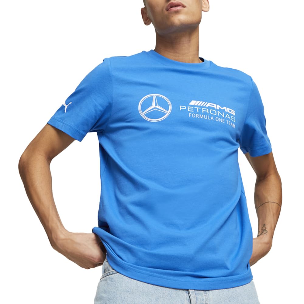 PUMA Men's Mercedes Amg Essentials Logo Tee