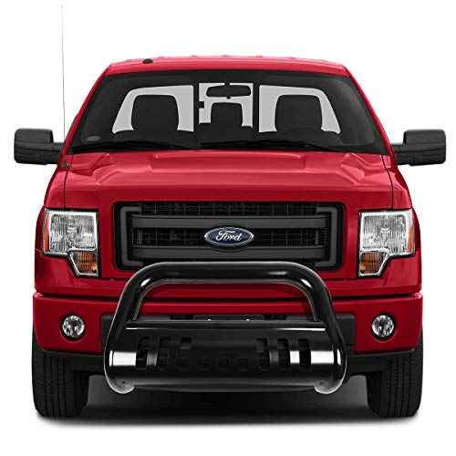 Image of DNA MOTORING 3 inch Front Bumper Push Bull Bar Compatible with 05-07 F250-F550 Super Duty / 05 Excursion, BURB-009-BK