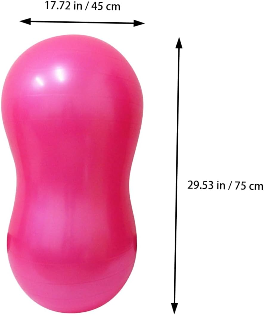 Peanut Shape Burst Yoga Ball Exercise Ball for Women Home Gym Accessory Balancing Stability Training Tool