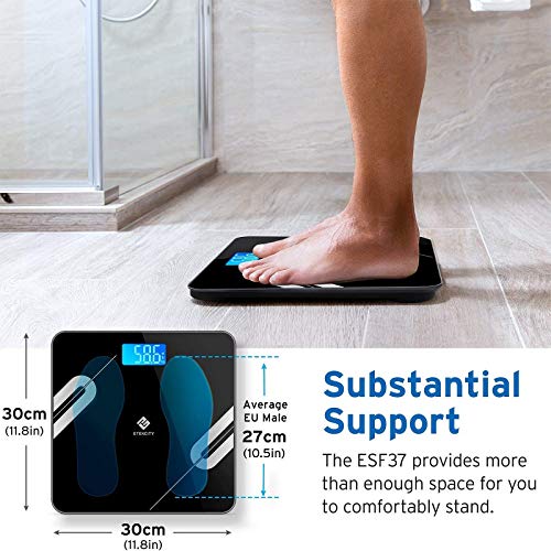 Etekcity Bluetooth Lichaamsvetweegschalen, Digitale Smart Draadloze Weeggewicht Badkamerweegschalen… - Image 6