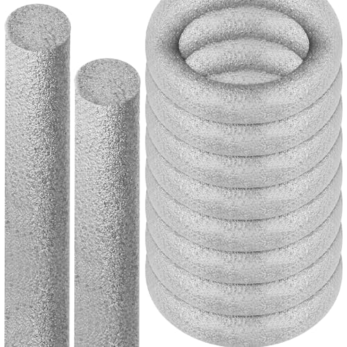 Image of Foam Backer Rod for Gaps Concrete Crack Filler Joints Foam Gap Filler Caulk Saver Backing Rod Concrete Filler Rope (Grey, 1 /2 Inch X 33 Feet)