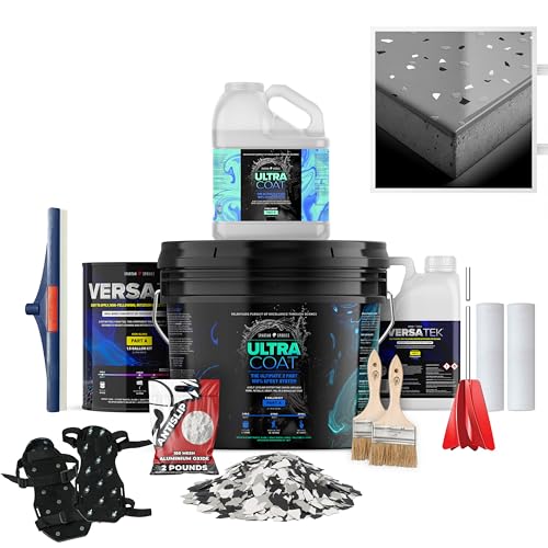 Epoxy Floor Kit for Concrete (Medium Gray 300-400 ft&sup2;)