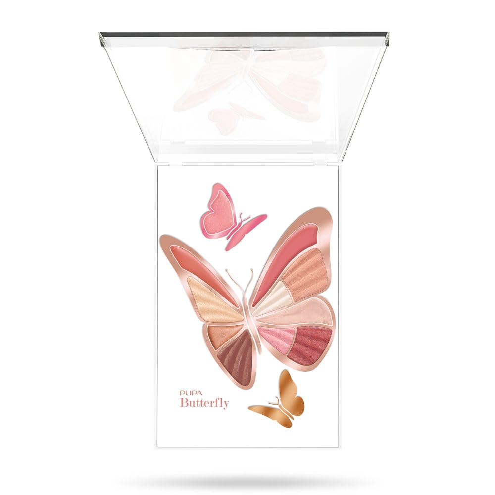 Pupa Trousse Butterfly N.001 - Cofanetto Make Up Occhi E Labbra