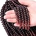 4 Pack Spring Twist Braids Ombre Colors Crochet Braids Synthetic Braiding Hair Extensions Low Temperature Fiber 8inch 100g (8 INCH, T1B/350)