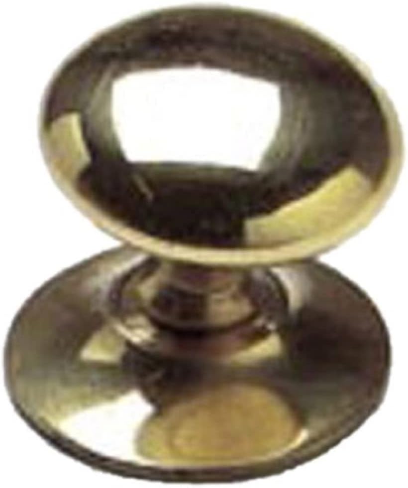 Merriway® BH01009 Brass Victorian Cupboard Cabinet Door Knobs, 38mm (1.1/2 inch)- Pack of 20