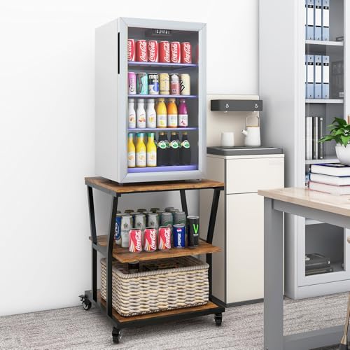Image of Natwind 3 Tier Printer Stand, 24''x24'',for Large Heavy Printers, Retro