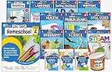 180 Days&cent;: Homeschool Grade 4 Set: Every Subject, Every Day (ten 180 Days activity books, three flash card decks, and one In a Jar activity cards, and a parent guide) (180 Days of Practice)
