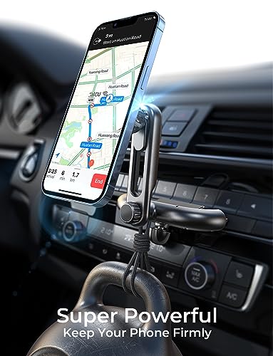 image for LISEN for MagSafe CD Phone Holder for Car Mount [Angle Adjustable] Mag
