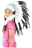 INSPIRACIÓN NATIVA - Nuestros tocados estilo capó de guerra canalizan el espíritu del oeste americano y se inspiran en las culturas nativas americanas. Nuestros productos no están hechos por nativos y no deben interpretarse como auténticas artesanías nativas americanas. No tenemos ninguna afiliación con una tribu indígena norteamericana.