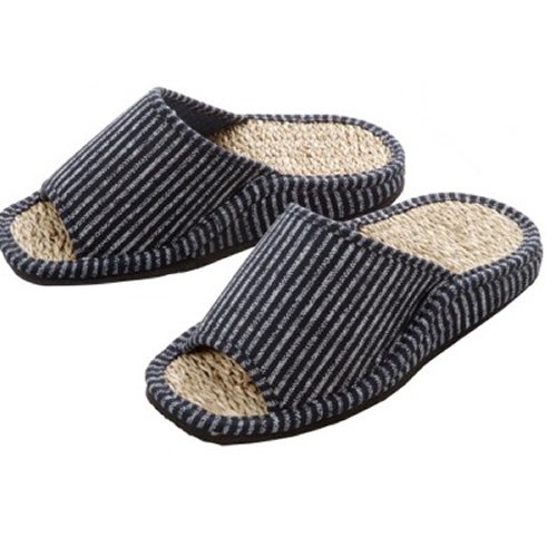 京彩民芸足裏指圧縄スリッパ 生粋 男性用