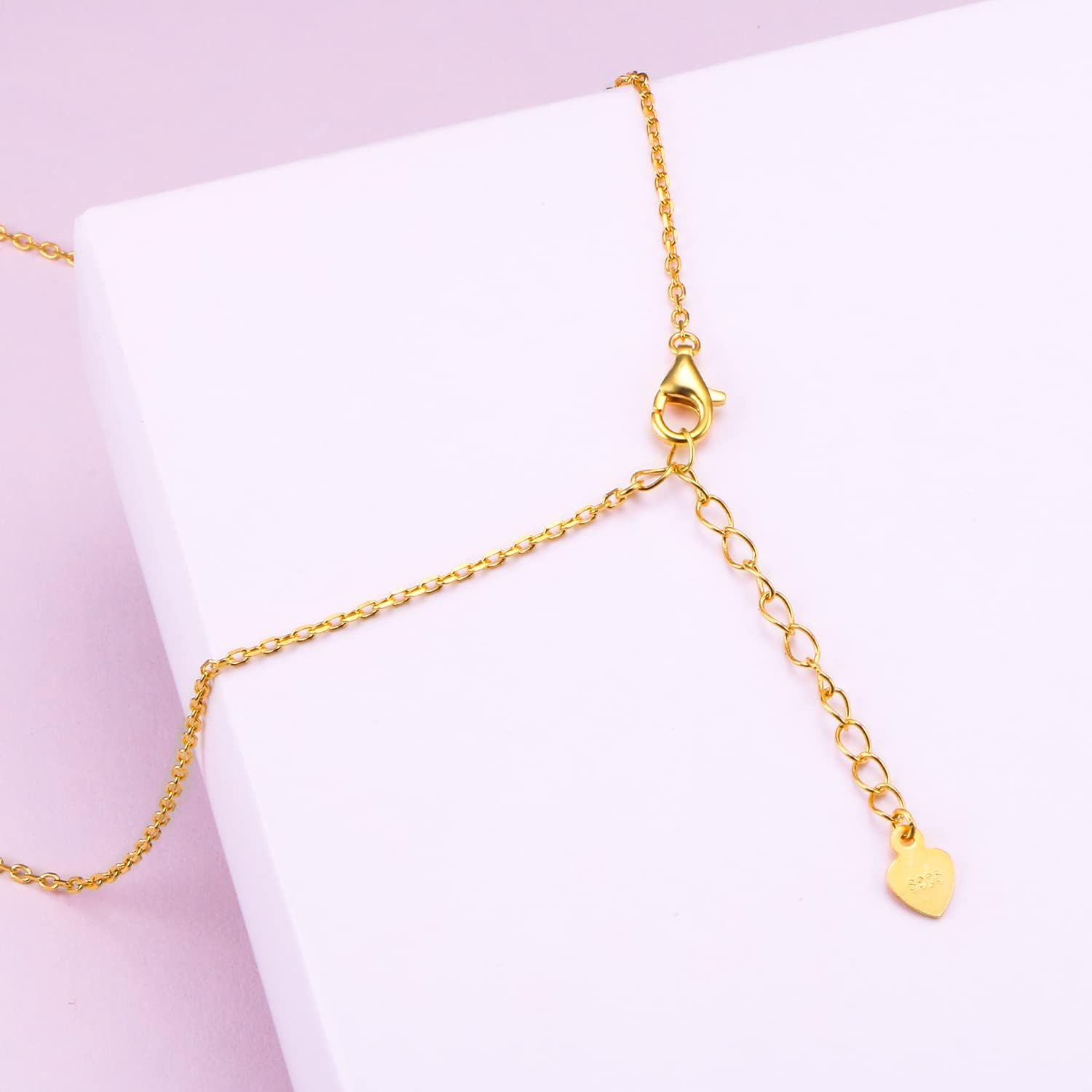 925 Sterling Silver Lucky Horseshoe Necklace Y Chain Lariat Horse Stirrup Gift Jewelry for Women Adults - Image 5