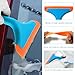 Small Silicone Window Squeegee, Car Windshield Water Blade Squeegee, Multifunctional Auto Squeegee with 5.9 Inch Blade and Non-Slip Handle for Car Window, Mirror, Home Cleaning (Sky Blue)