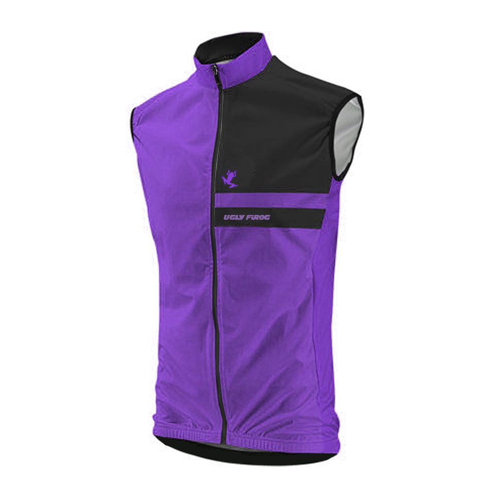 Ugly Frog Ciclismo Gilet Antivento da Uomo Traspirante Senza Maniche Ciclismo per Bicicletta WMJX03F