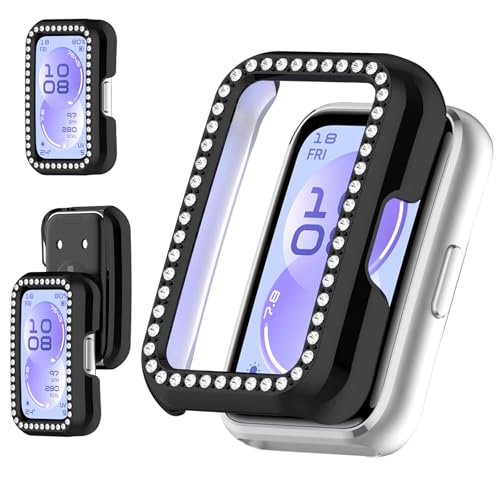 CIOODDW for Huawei Band 11/11 pro �J�o�[ �_�u���_�C�������h �L���L�� ����y�� PC�f�� �ϏՌ� �����ȒP Huawei Band 11 �Ή� ���� ���h�~ �ȒP�Ɏ��t���E�� �S�ʕی� �t�@�[�E�F�C�o���h 11 �_�C