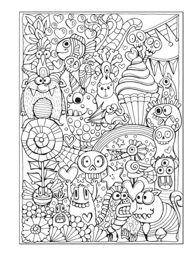 Creative Haven Haunted! Coloring Book: A World of Creepy and Cute