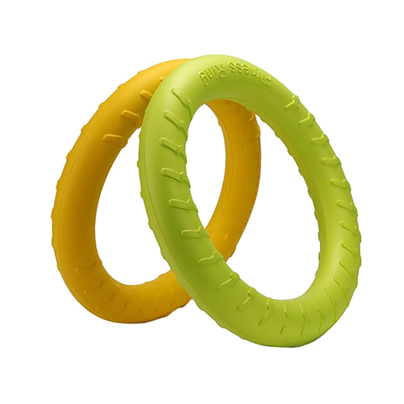 Kisangel 2 Piezas Anillo de Juguete para Mascotas Eve eva Dog Toys Juguetes para Perros Cachorros Juguetes para morder Perros Anillo de de Juguete Pastor alemán mordida de