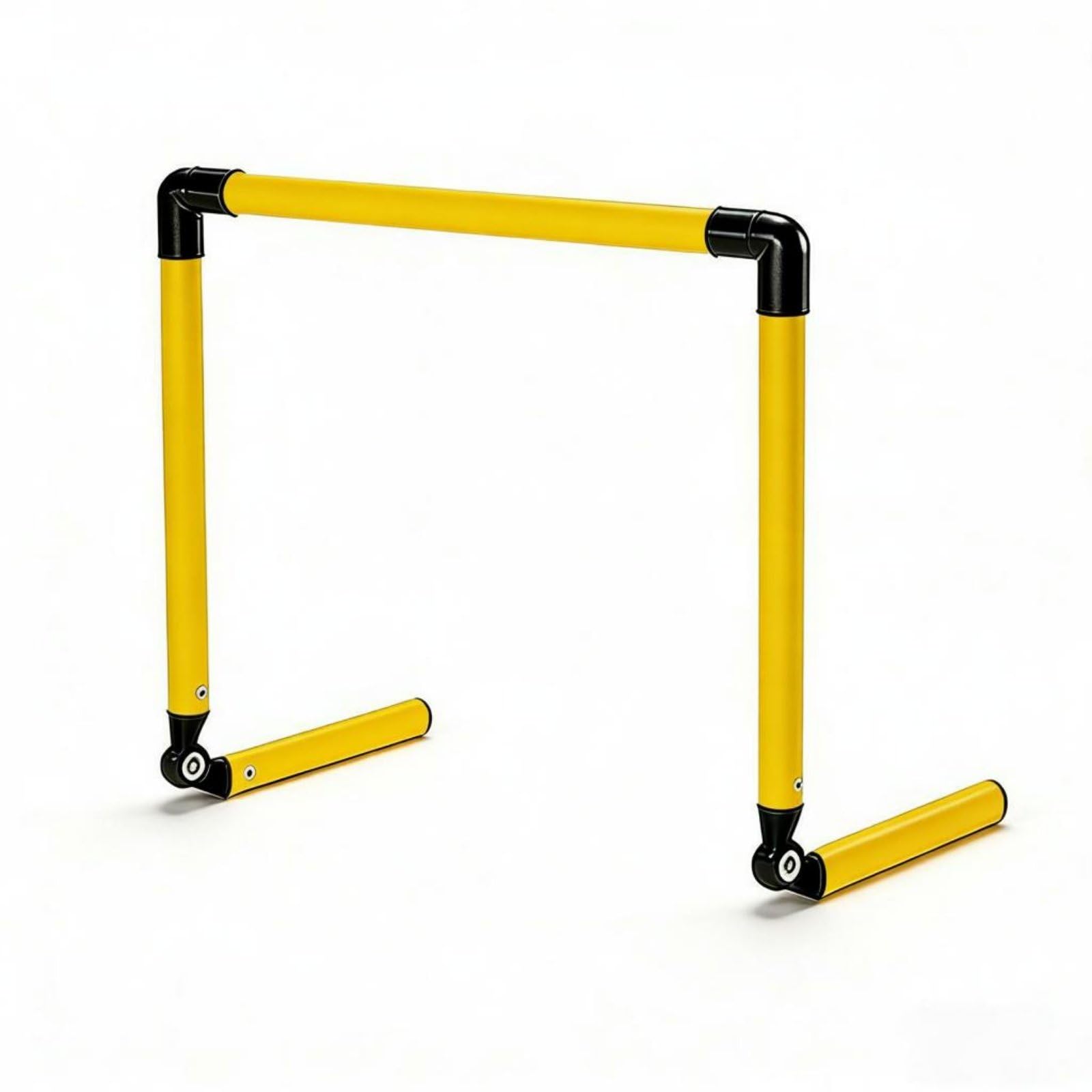 Long-Lasting Adjustable Agility Hurdles Lightweight Soccer Agility Hurdle Easy Assembly Adjustable Training Hurdle All-in-Single for Children, Athletes, Field, Track, Schoolyard, Yellow, 30CM-image-30