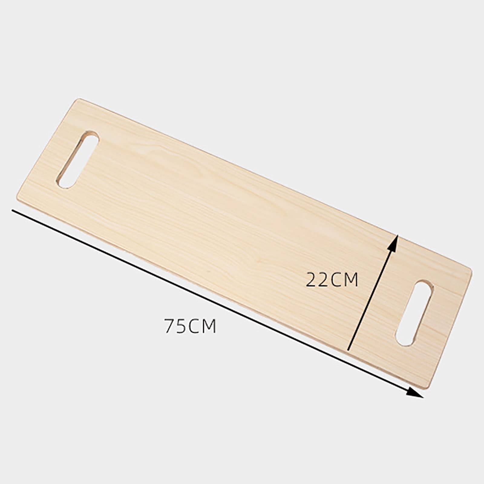 Tavola di trasferimento per vetrini in Legno con Maniglie, Dispositivo di Assistenza per vetrini per pazienti Resistenti per trasferimenti di Anziani e disabili
