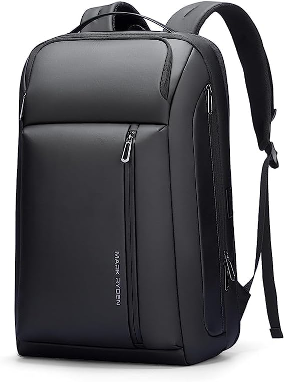 MARK RYDEN 15.6 inch Business Laptop Backpack, Expandable 25L-35L Large Capacity Travel Backpack, Water-resistant Cabin Backpack 45x35x20cm, Work Bag with USB-C for Men