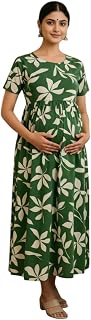 Women's Maternity Feeding Maxi zipless,Lounge wear, zipless Women's Nightdress,Nursing Maxi Dress,Kaftan Nighty Nighty,Fee... Price In India
