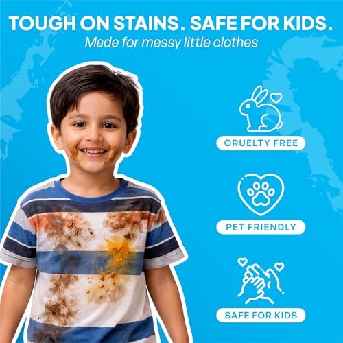 Image of GoStains Fabric Stain Remover for Clothes 200ml | Instant Fabric Stain Remover Spray | Biodegradable, Non-Bleach | Effective on Collar, Cuff, Grease, Tea & Coffee Stains