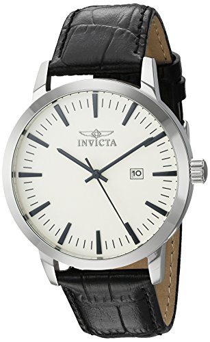 Invicta 'Specialty' �X�e�����X�X�`�[���ƃ��U�[�̃J�W���A���Șr���v�����Y �N�H�[�c �J���[: �u���b�N (Model: 22314)