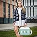 Bible Cover, Portable Protective Bible Bag with Adjustable Strap & Handle Large Zippered Book Case for Study & Church