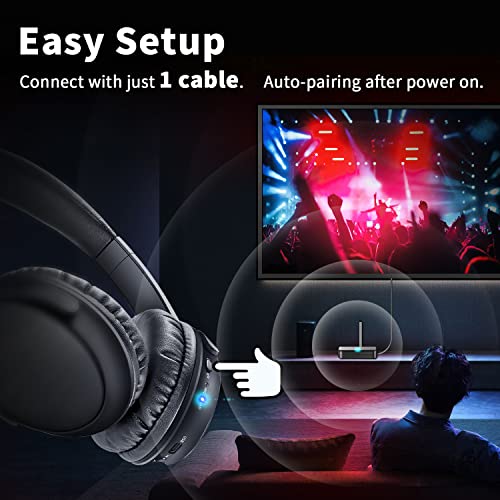 Cuffie Senza Fili per TV con trasmettitore