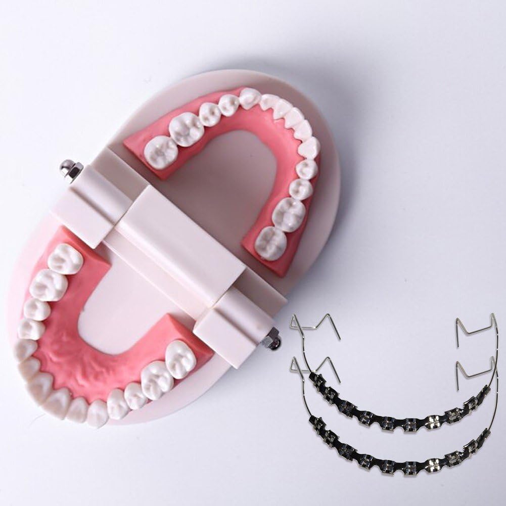 Soporte Gancho Metal Decoración Temporal Dientes Ortodoncia Alambres Ligaduras
