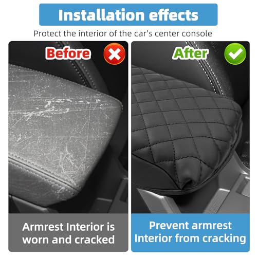Image of Center Console Armrest Cover for Subaru Crosstrek & Impreza 2024 2025 2026 Fully Covered Anti-Scratch Protector Interior Accessories