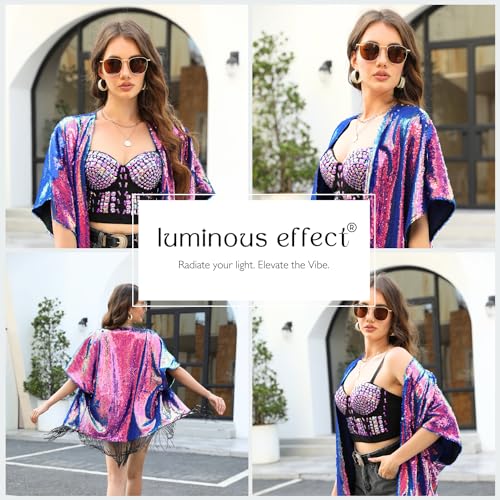 Image of Festival Kimono Cardigan - Perfect Festival Outfit for Women - Music Concerts, Discos