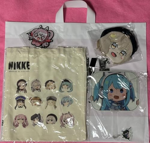 Tokyo Game Show 2024 Limited Goddess of Victory: Nikke TGS2024 Various Goods Distributed 5 Types Coaster Fan Coin Purse Shopper Tote Bag