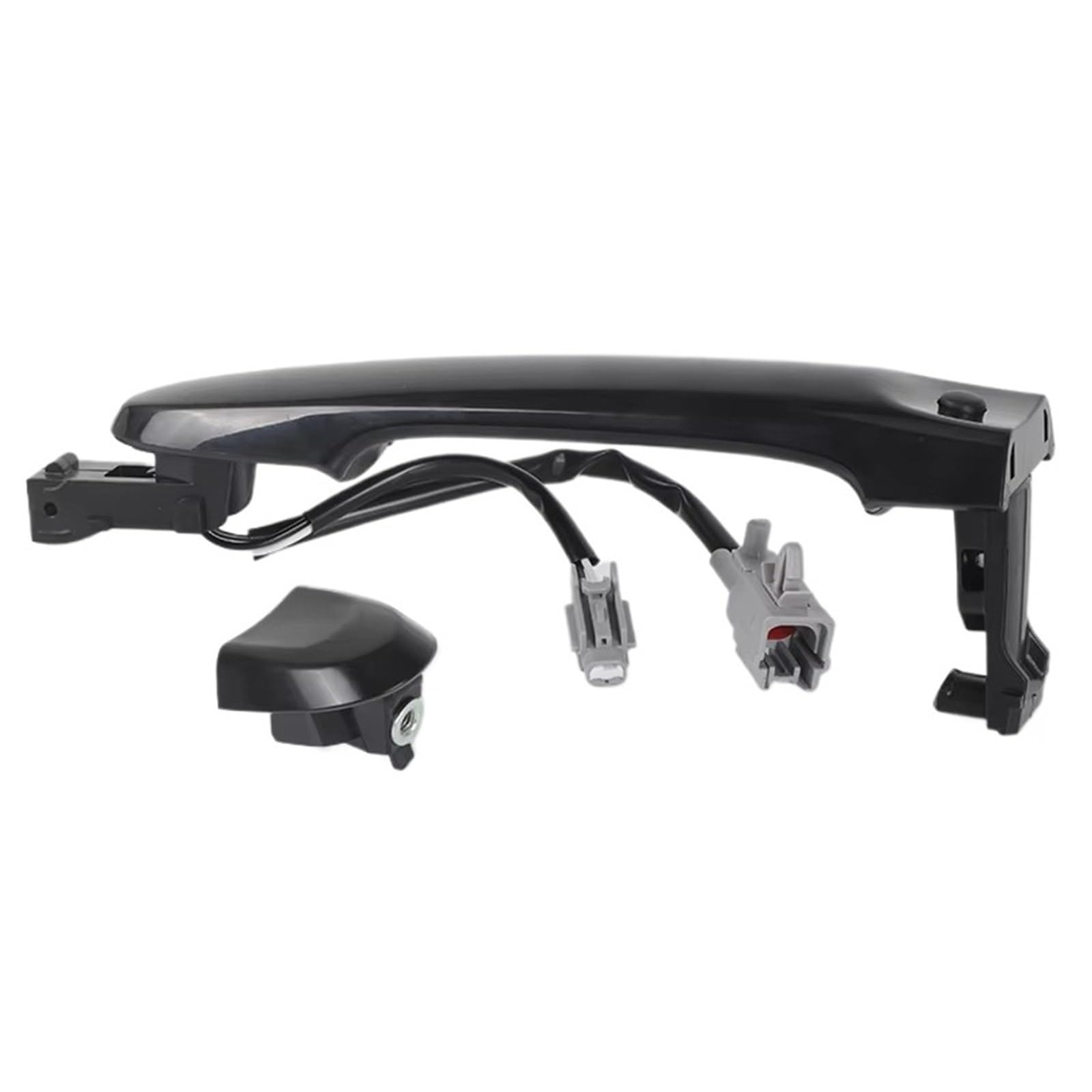 Kpuwers Exterior Door Handle Front O/S Driver Left Exterior Door Handle Keyless Entry 82644-1FA5A 80644-1FA5A for Nissan for Juke 2010-2019 Handles Replacement(No Hole)